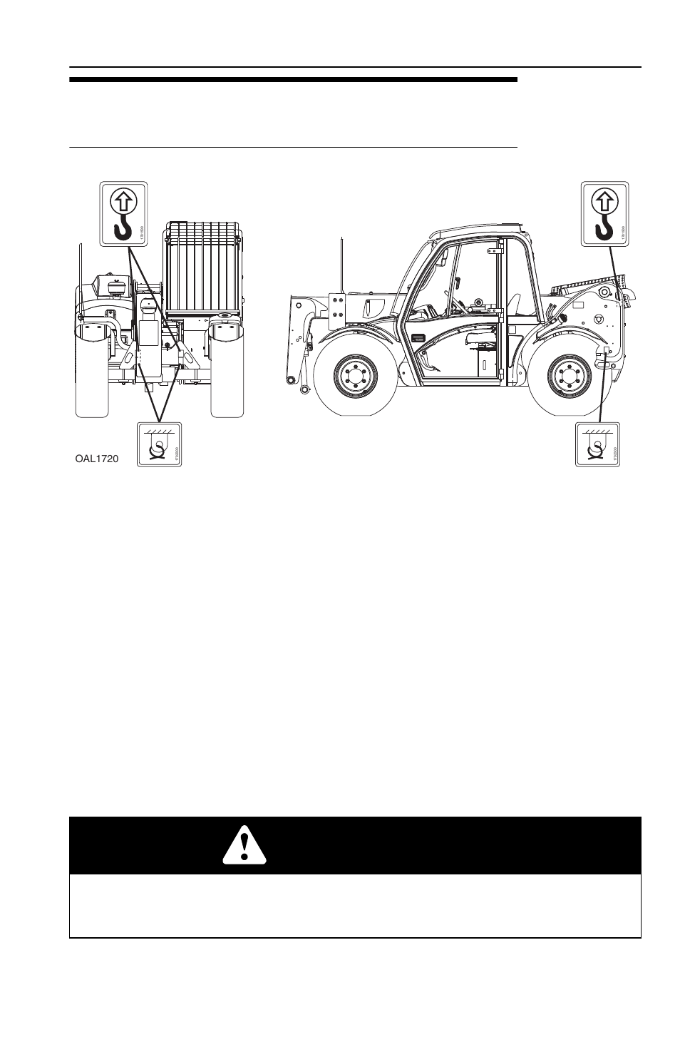5 loading and securing for transport, Tiedown, 5 loading and securing for transport -11 | Tiedown -11, Warning, 5 loading and securing for transport tiedown | JLG 2505 Operator Manual User Manual | Page 71 / 142