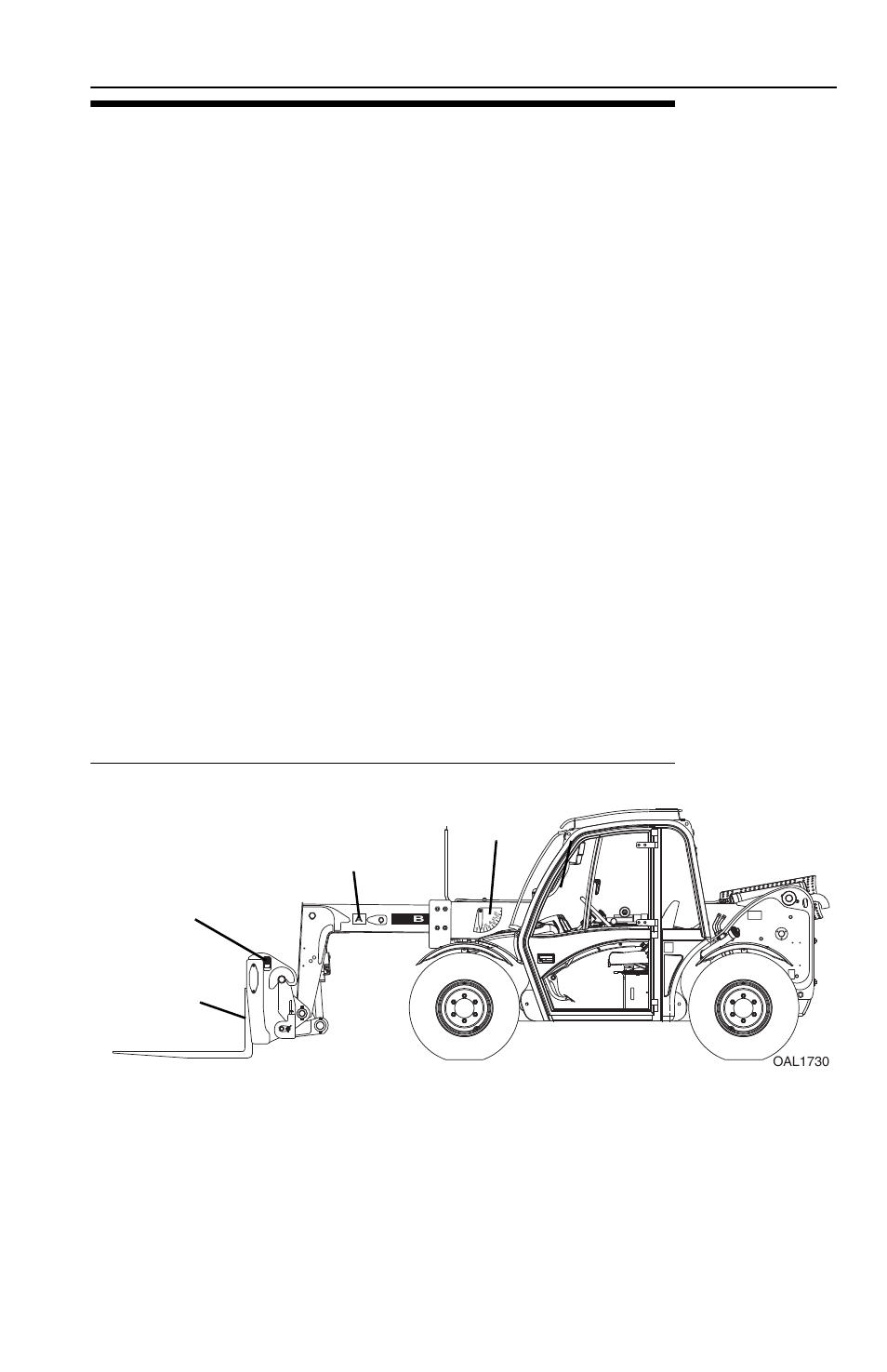 5 use of the capacity chart, Capacity indicator locations, 5 use of the capacity chart -5 | Capacity indicator locations -5 | JLG 2505 Operator Manual User Manual | Page 77 / 142