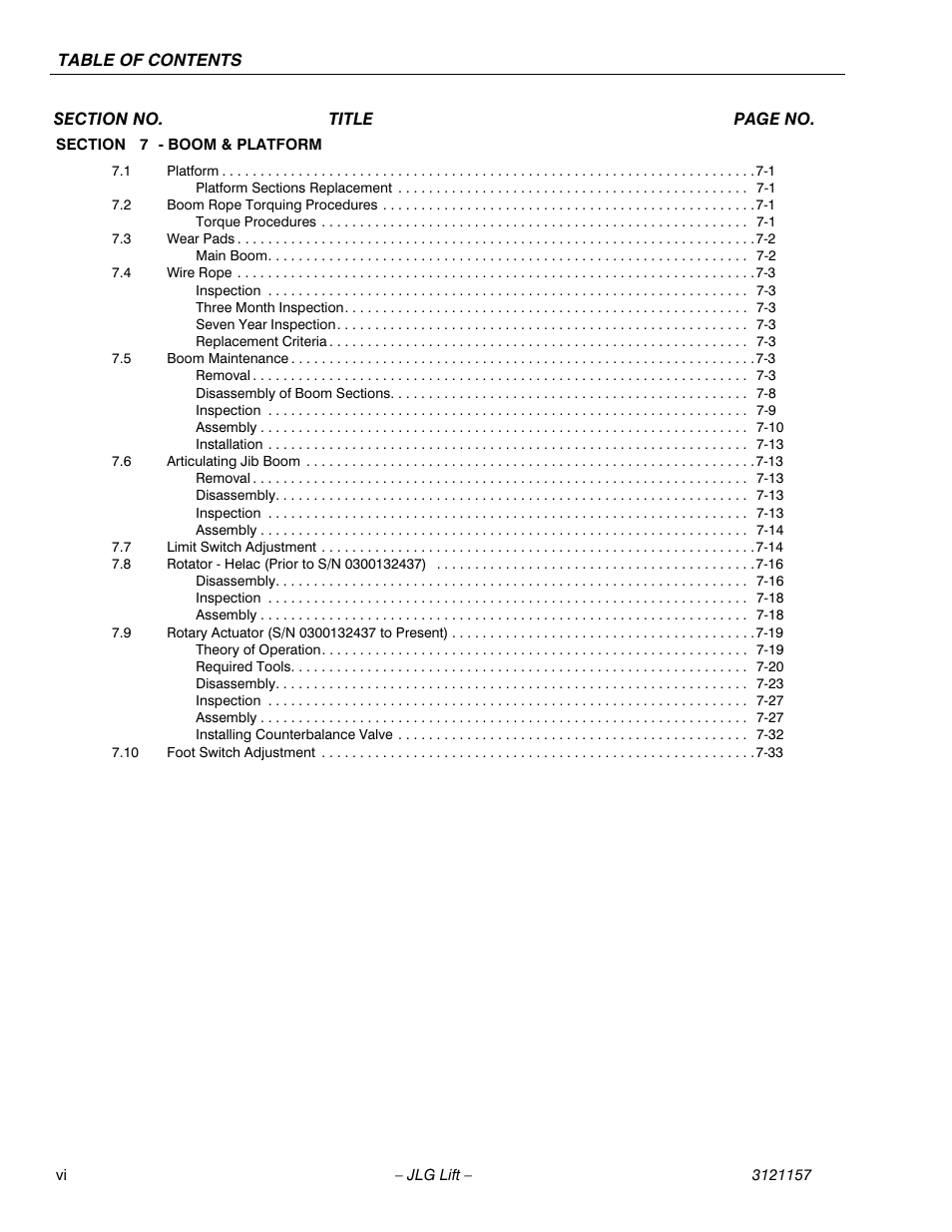 JLG 600SC_660SJC Service Manual User Manual | Page 10 / 406
