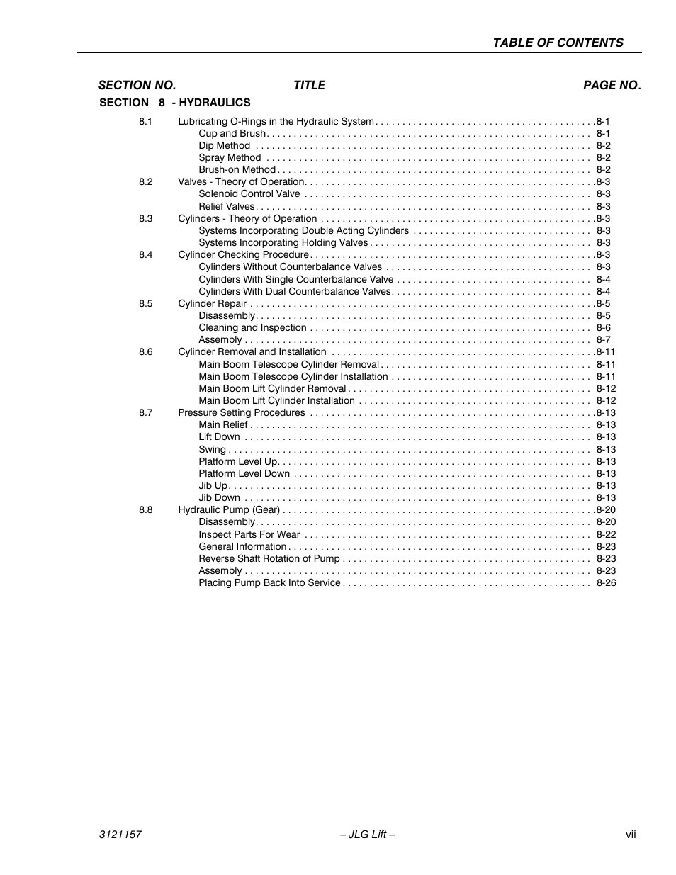 JLG 600SC_660SJC Service Manual User Manual | Page 11 / 406