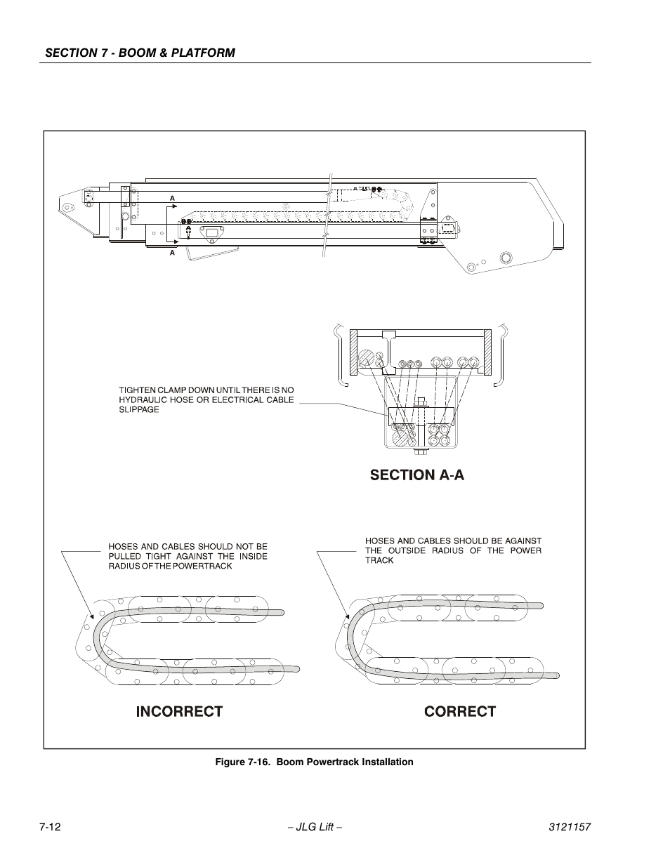 Boom powertrack installation -12 | JLG 600SC_660SJC Service Manual User Manual | Page 238 / 406