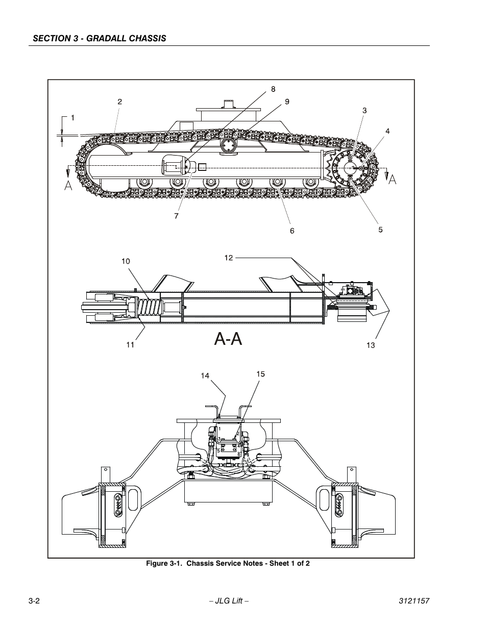 Chassis service notes - sheet 1 of 2 -2 | JLG 600SC_660SJC Service Manual User Manual | Page 46 / 406