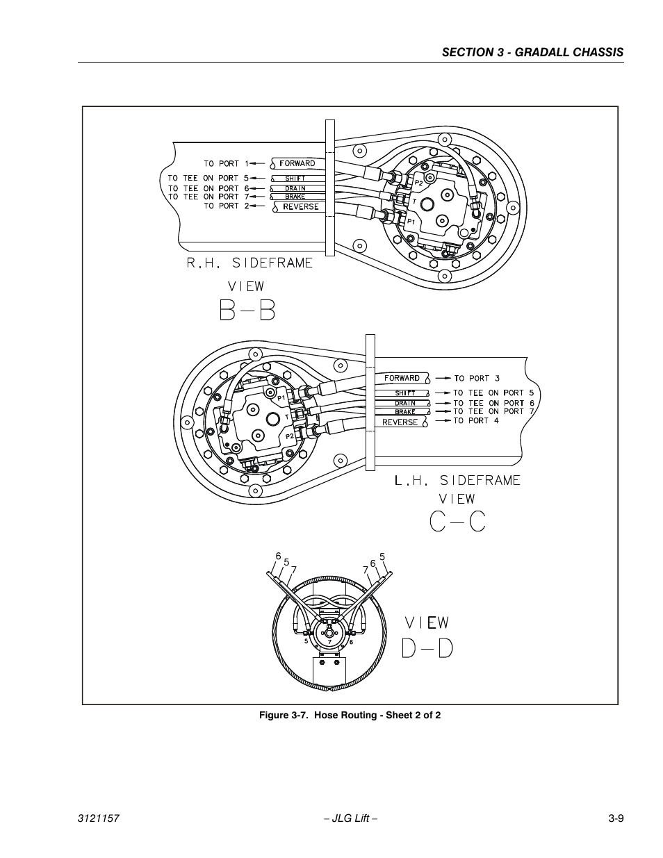 Hose routing - sheet 2 of 2 -9 | JLG 600SC_660SJC Service Manual User Manual | Page 53 / 406