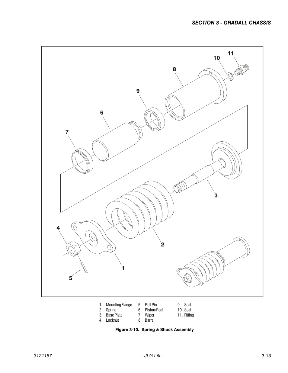 Spring & shock assembly -13 | JLG 600SC_660SJC Service Manual User Manual | Page 57 / 406