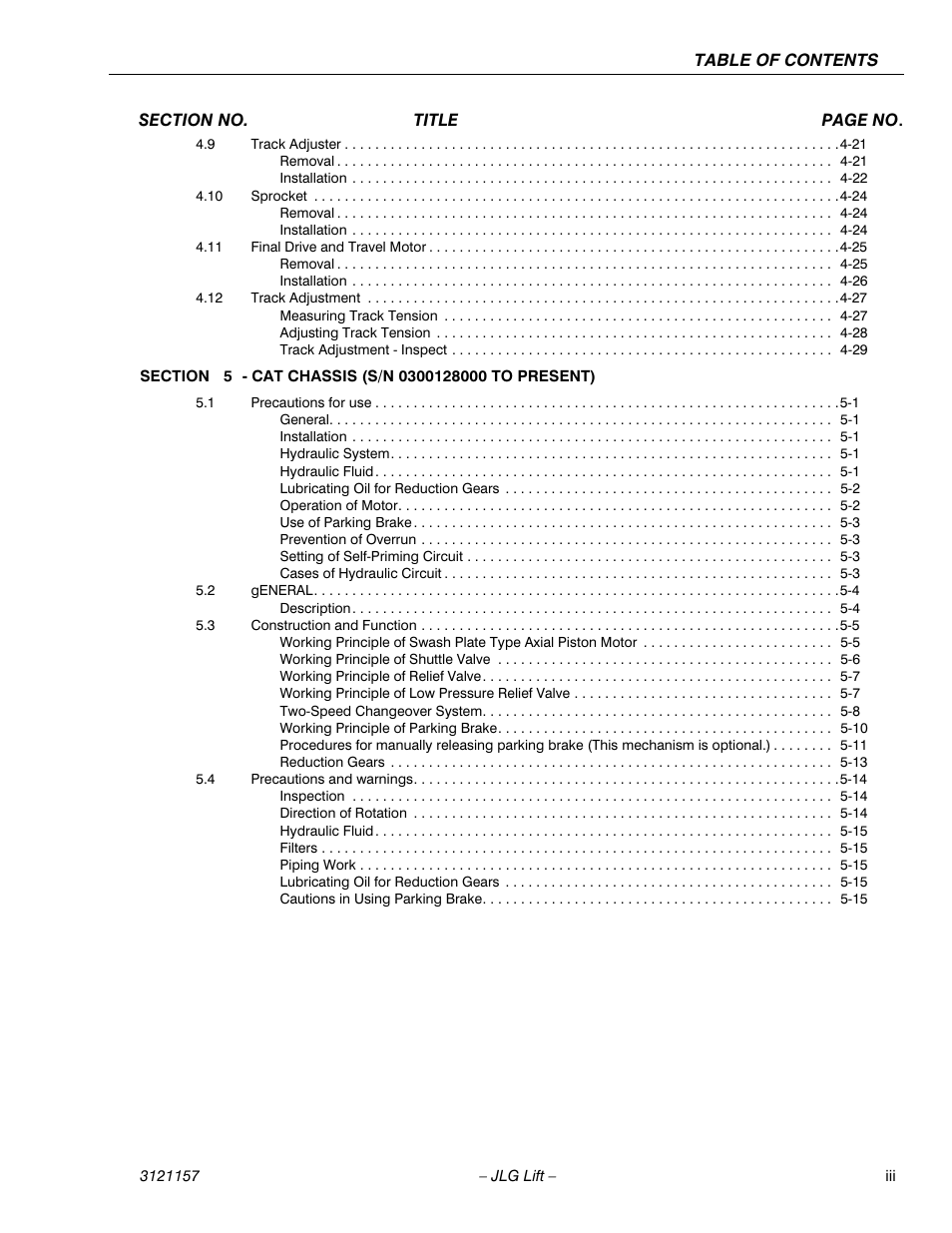 JLG 600SC_660SJC Service Manual User Manual | Page 7 / 406