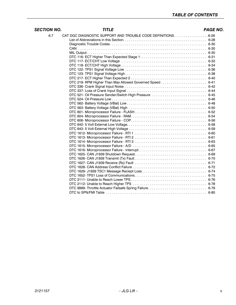 JLG 600SC_660SJC Service Manual User Manual | Page 9 / 406