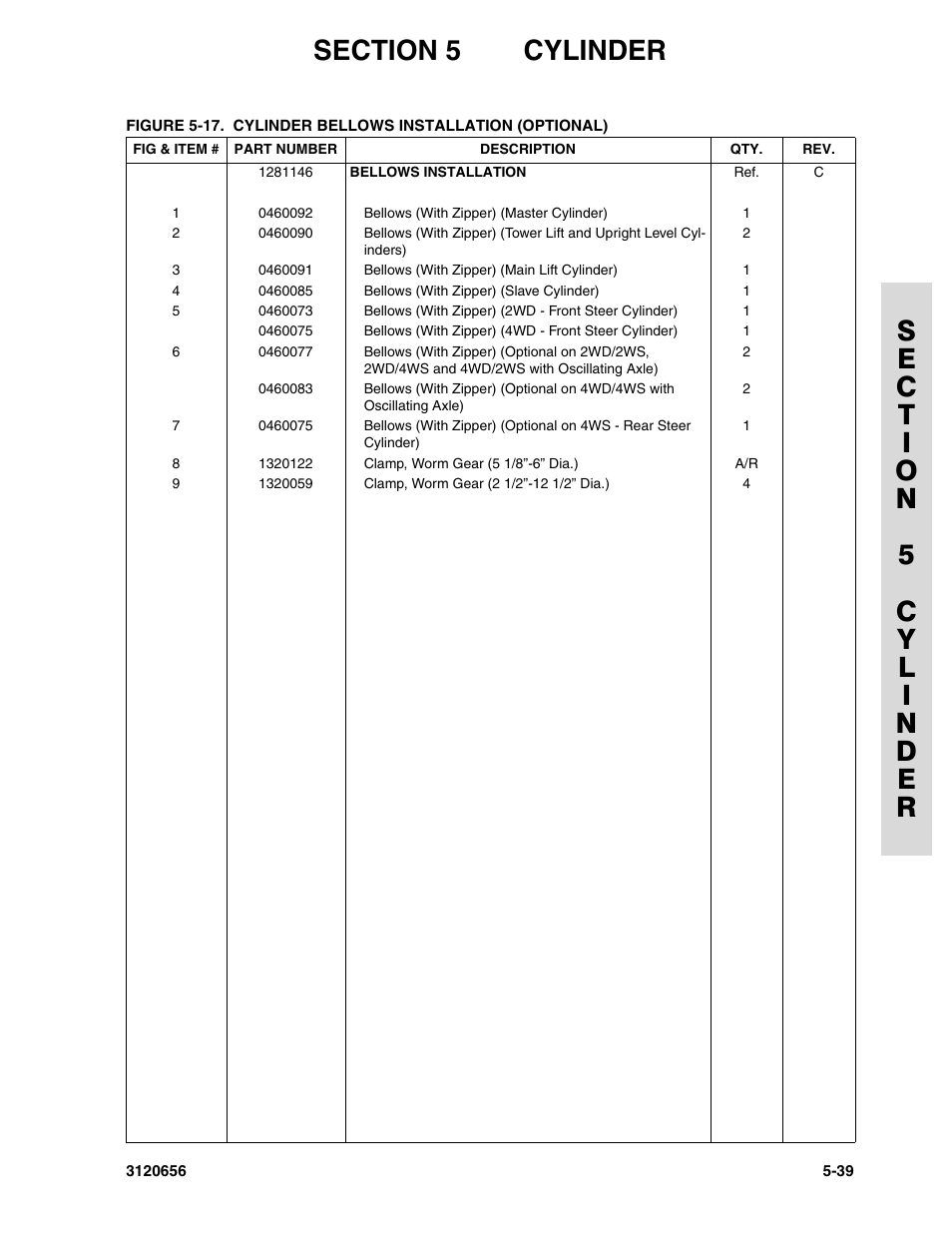 JLG 60HA ANSI Parts Manual User Manual | Page 281 / 352