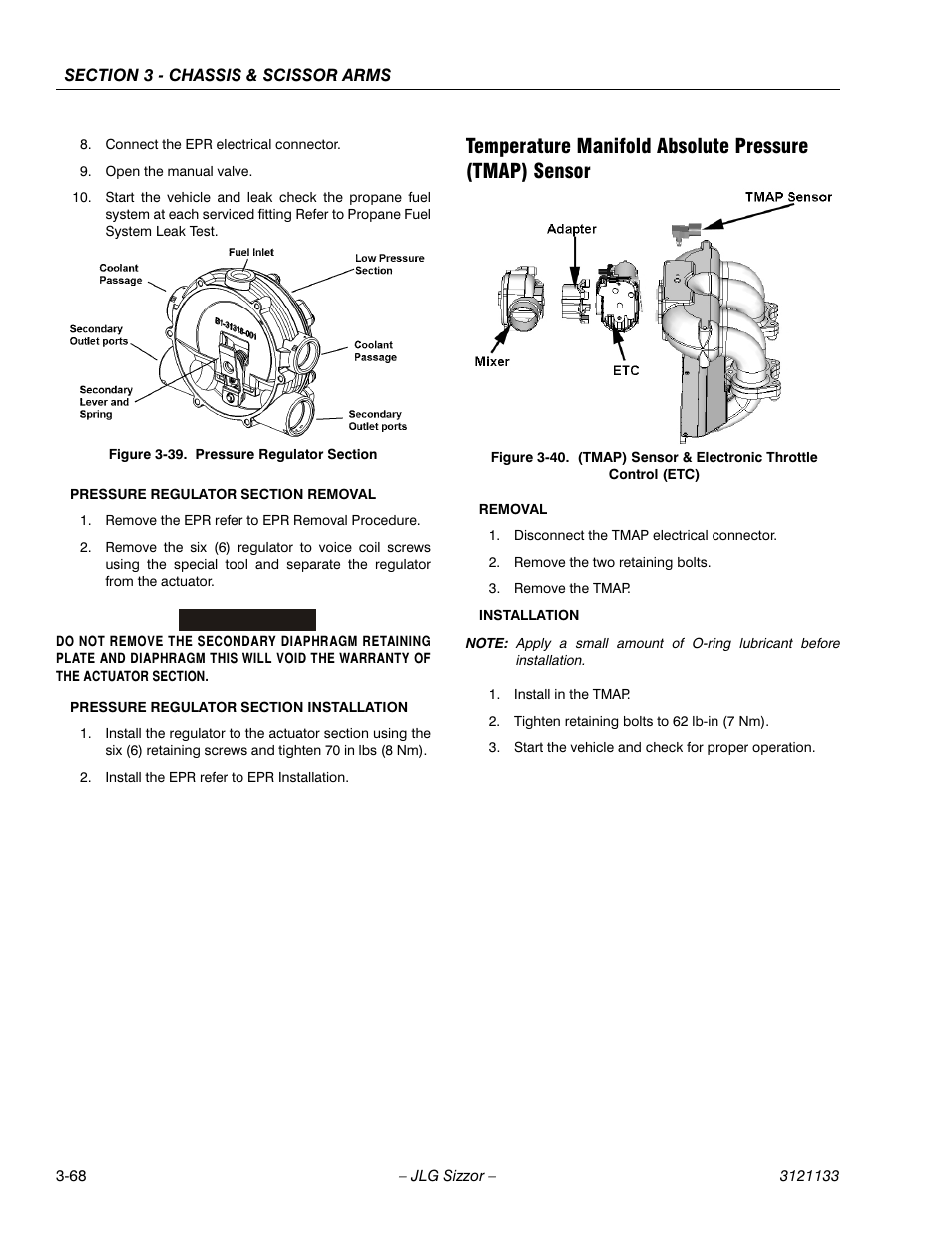Pressure regulator section -68 | JLG 4394RT Service Manual User Manual | Page 104 / 228