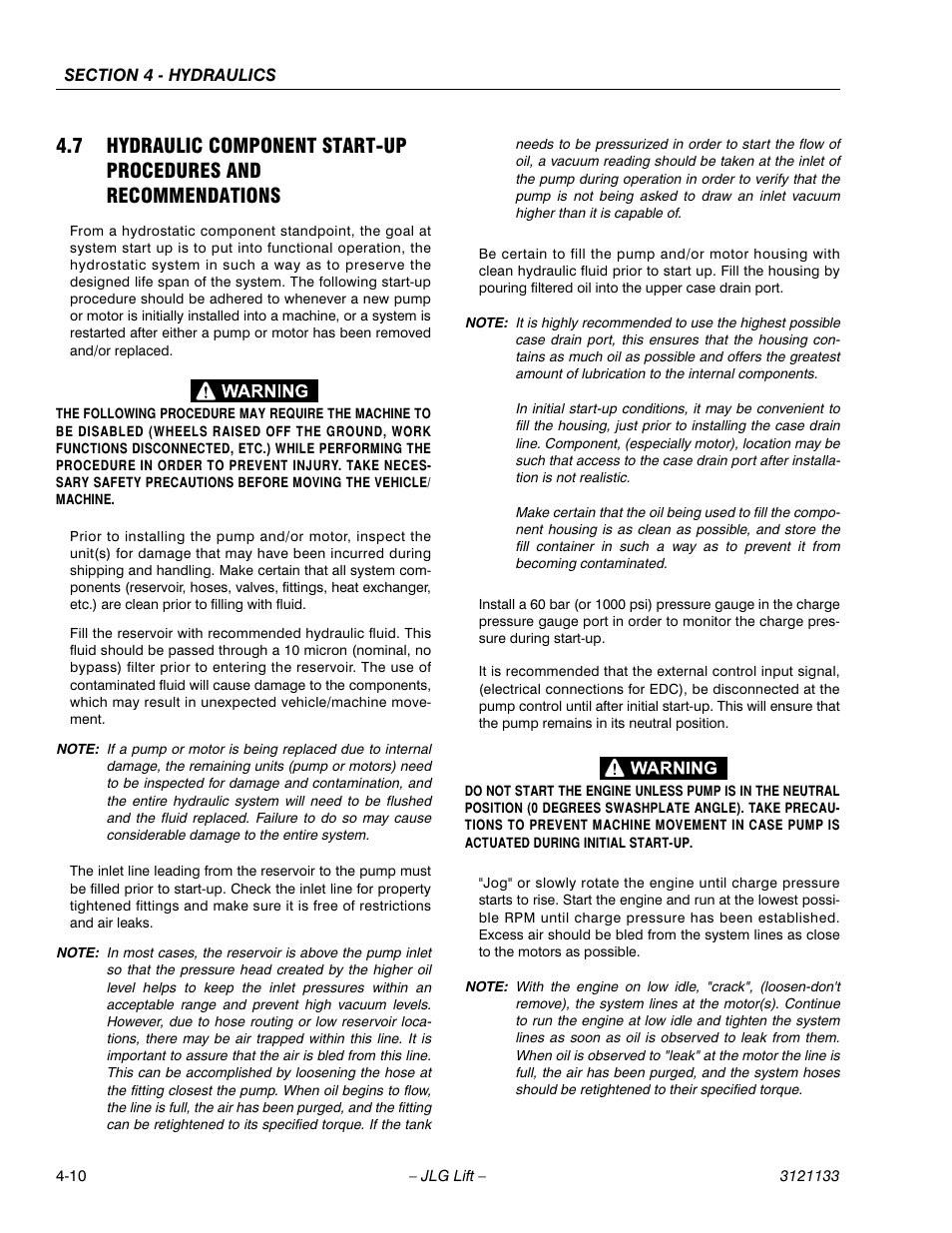 JLG 4394RT Service Manual User Manual | Page 134 / 228