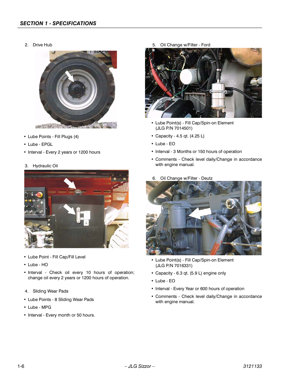 JLG 4394RT Service Manual User Manual | Page 16 / 228