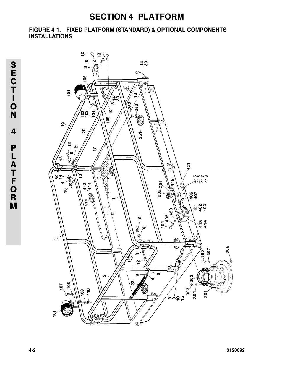 JLG 40RTS ANSI Parts Manual User Manual | Page 126 / 220
