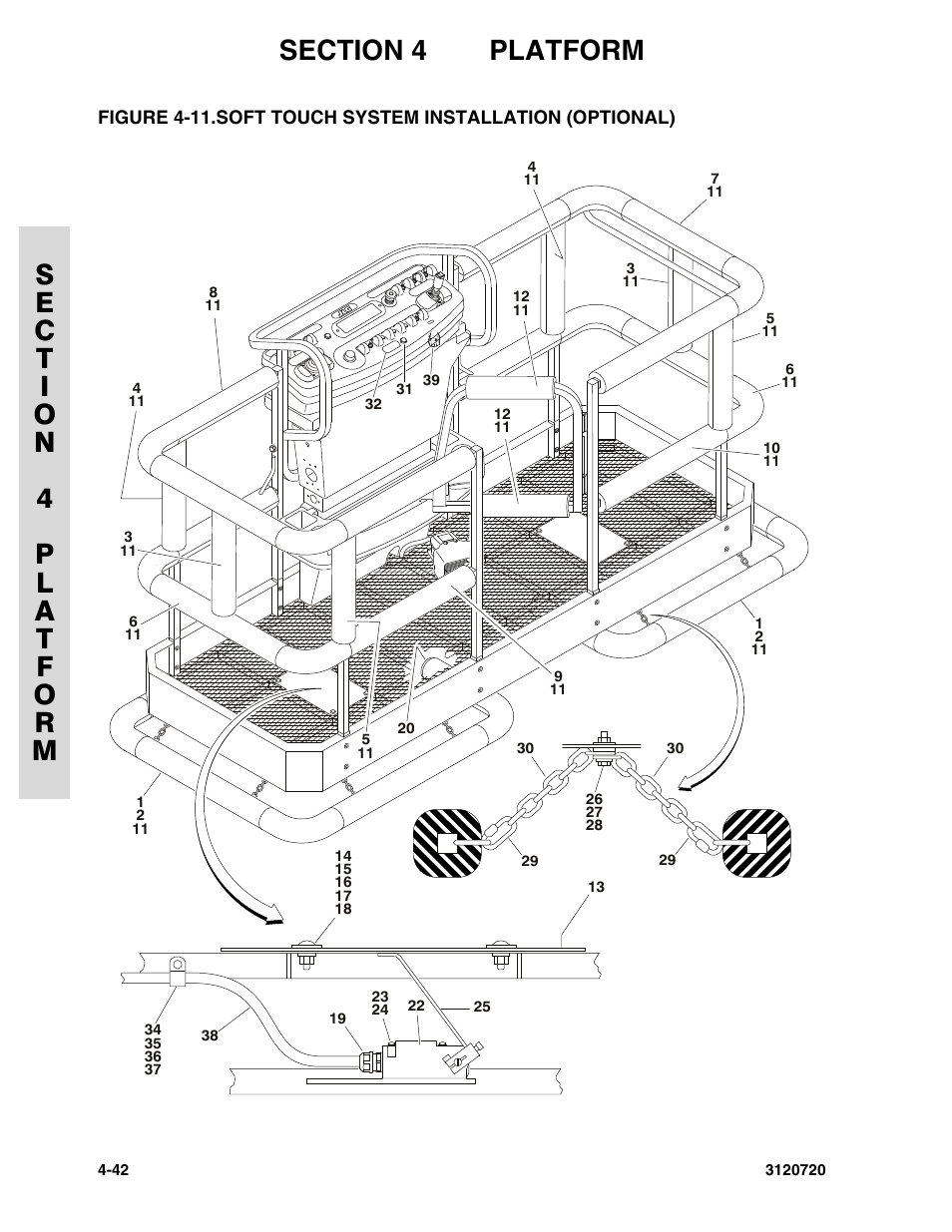 Soft touch system installation (optional) -42 | JLG 660SJ Parts Manual User Manual | Page 242 / 352