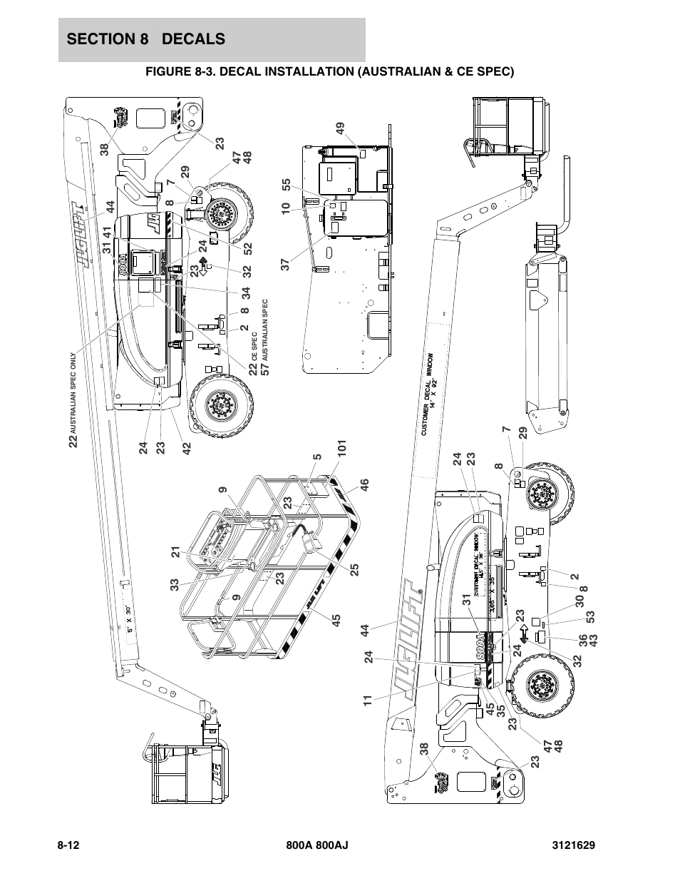 JLG 800A_AJ Parts Manual User Manual | Page 240 / 264