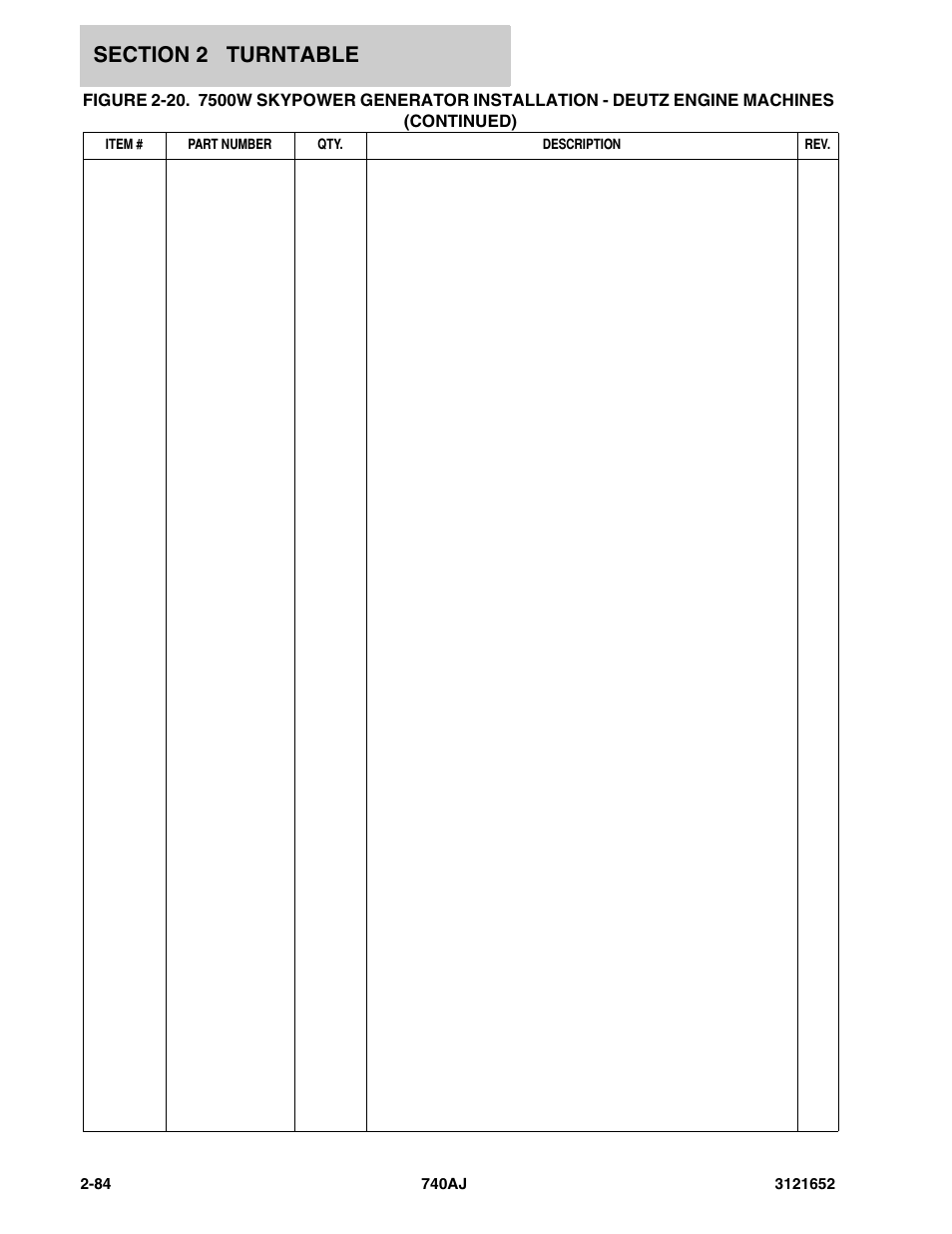 JLG 740AJ Parts Manual User Manual | Page 110 / 216