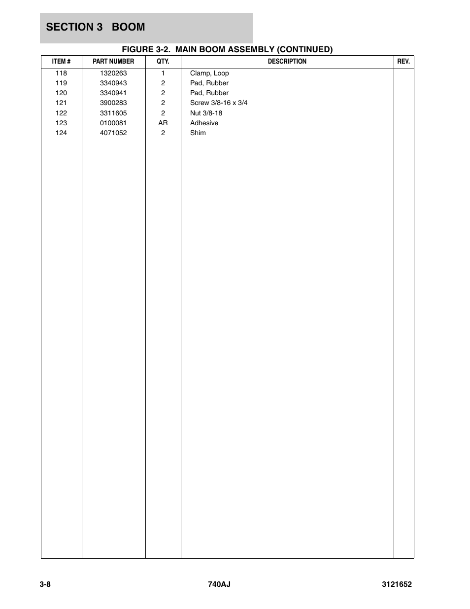 JLG 740AJ Parts Manual User Manual | Page 118 / 216