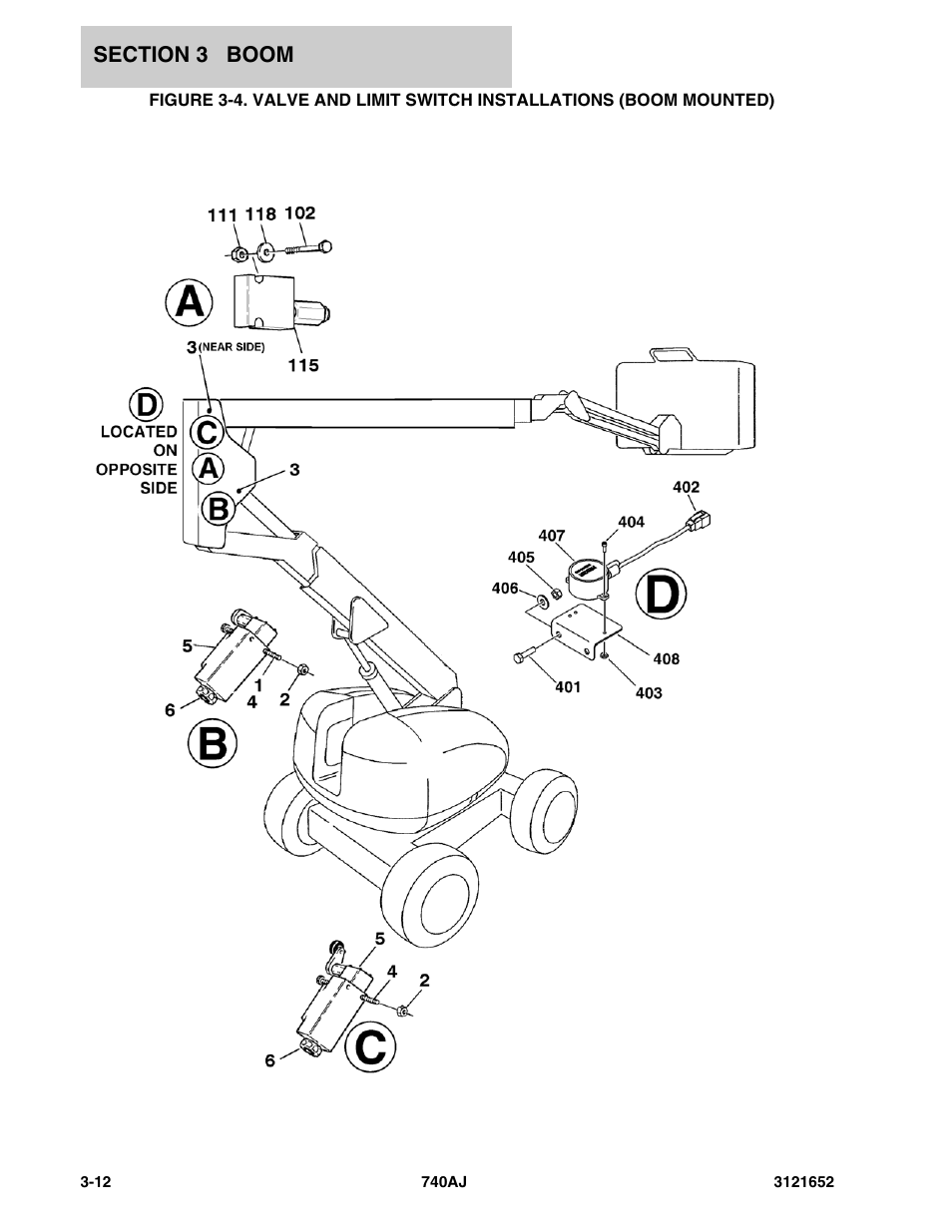 JLG 740AJ Parts Manual User Manual | Page 122 / 216