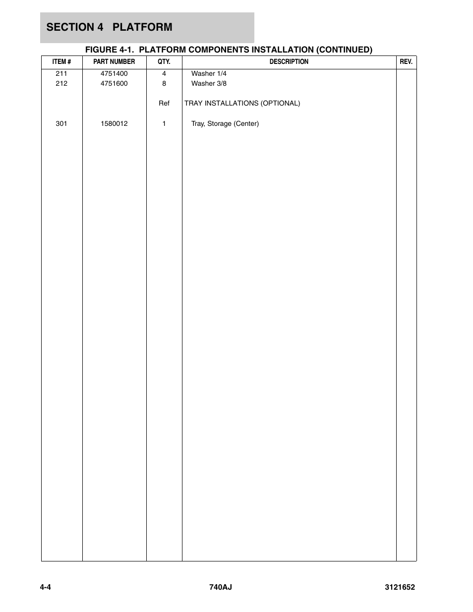 JLG 740AJ Parts Manual User Manual | Page 128 / 216