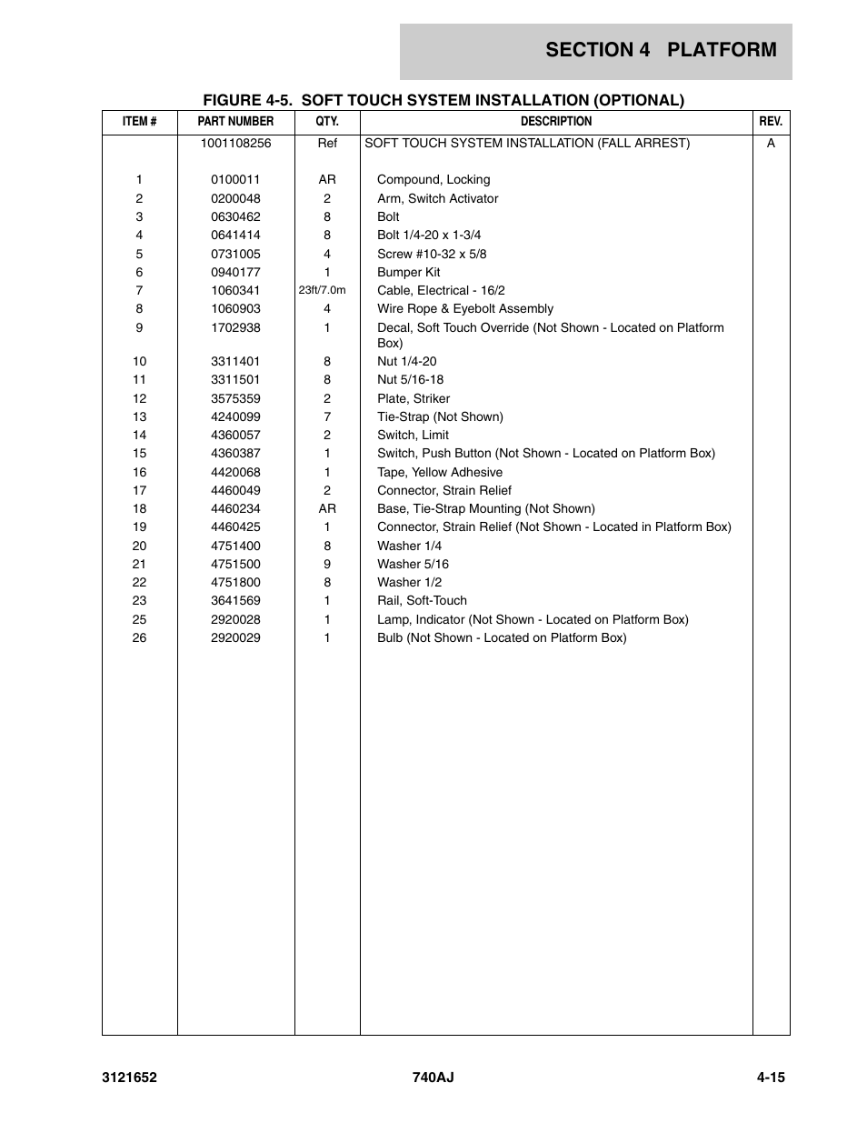 JLG 740AJ Parts Manual User Manual | Page 139 / 216