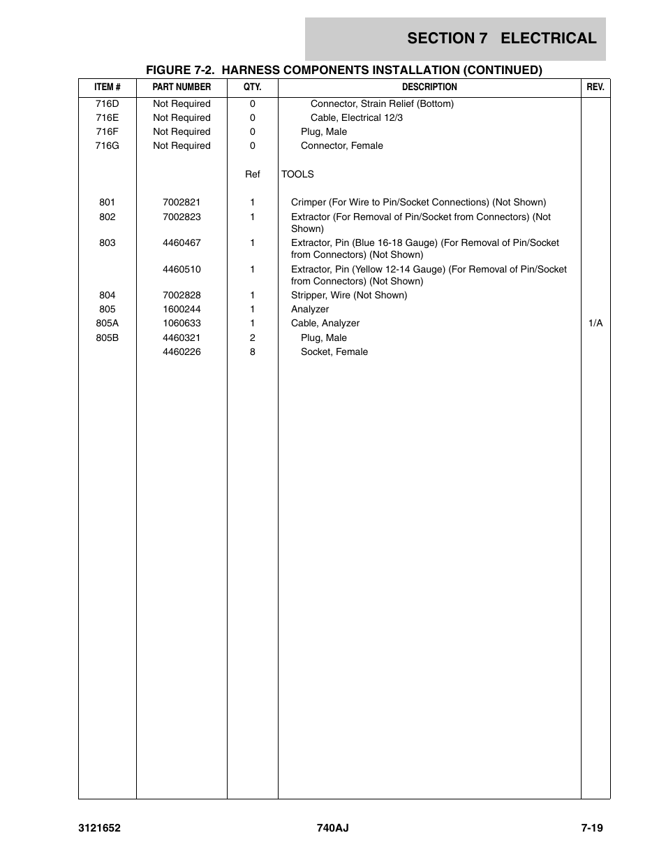 JLG 740AJ Parts Manual User Manual | Page 189 / 216