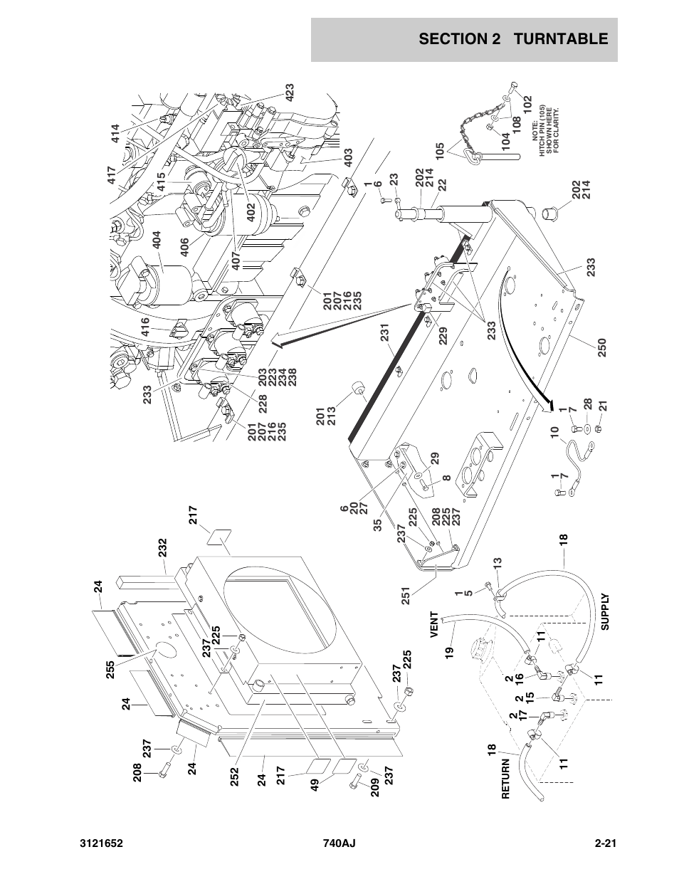 JLG 740AJ Parts Manual User Manual | Page 47 / 216