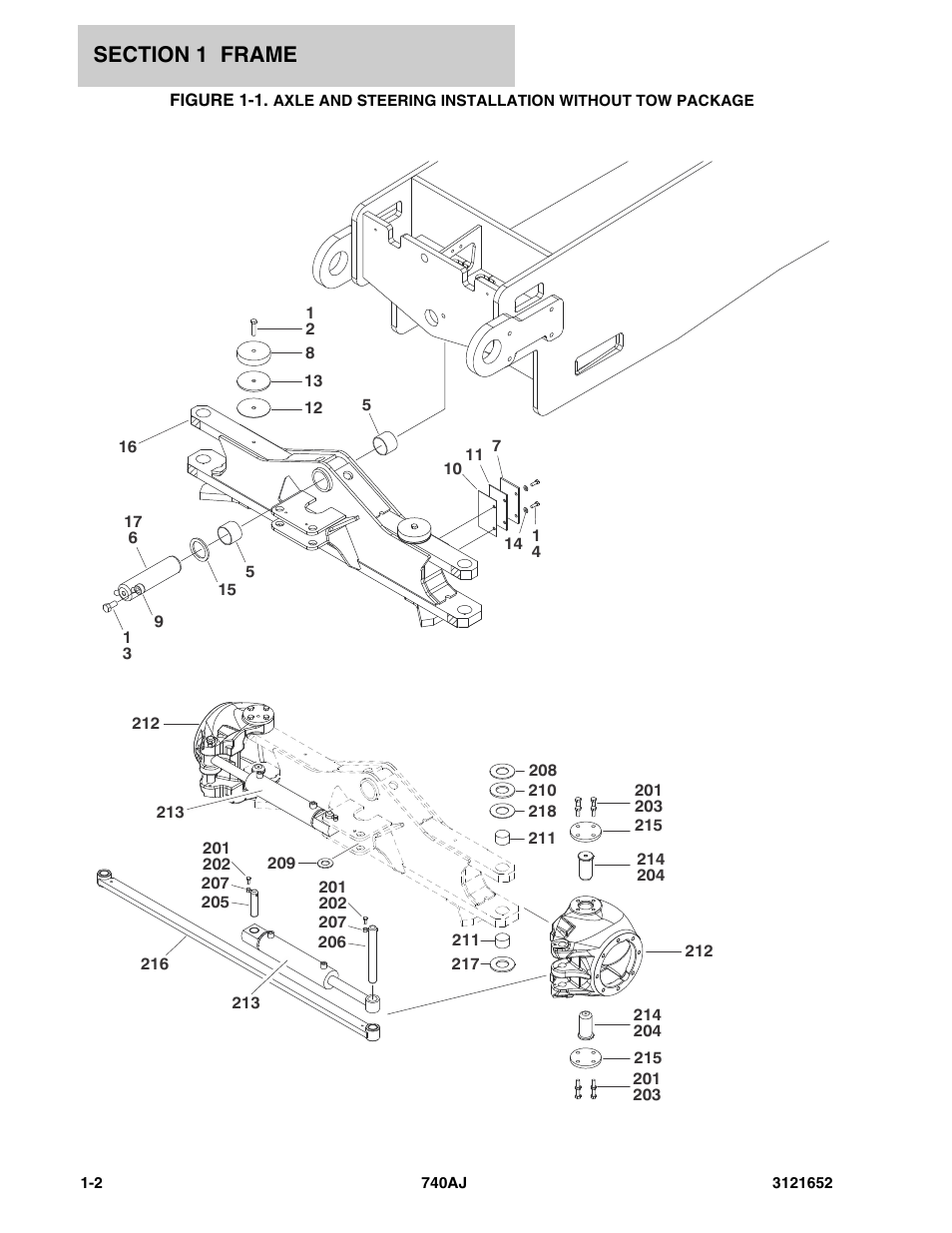 JLG 740AJ Parts Manual User Manual | Page 8 / 216