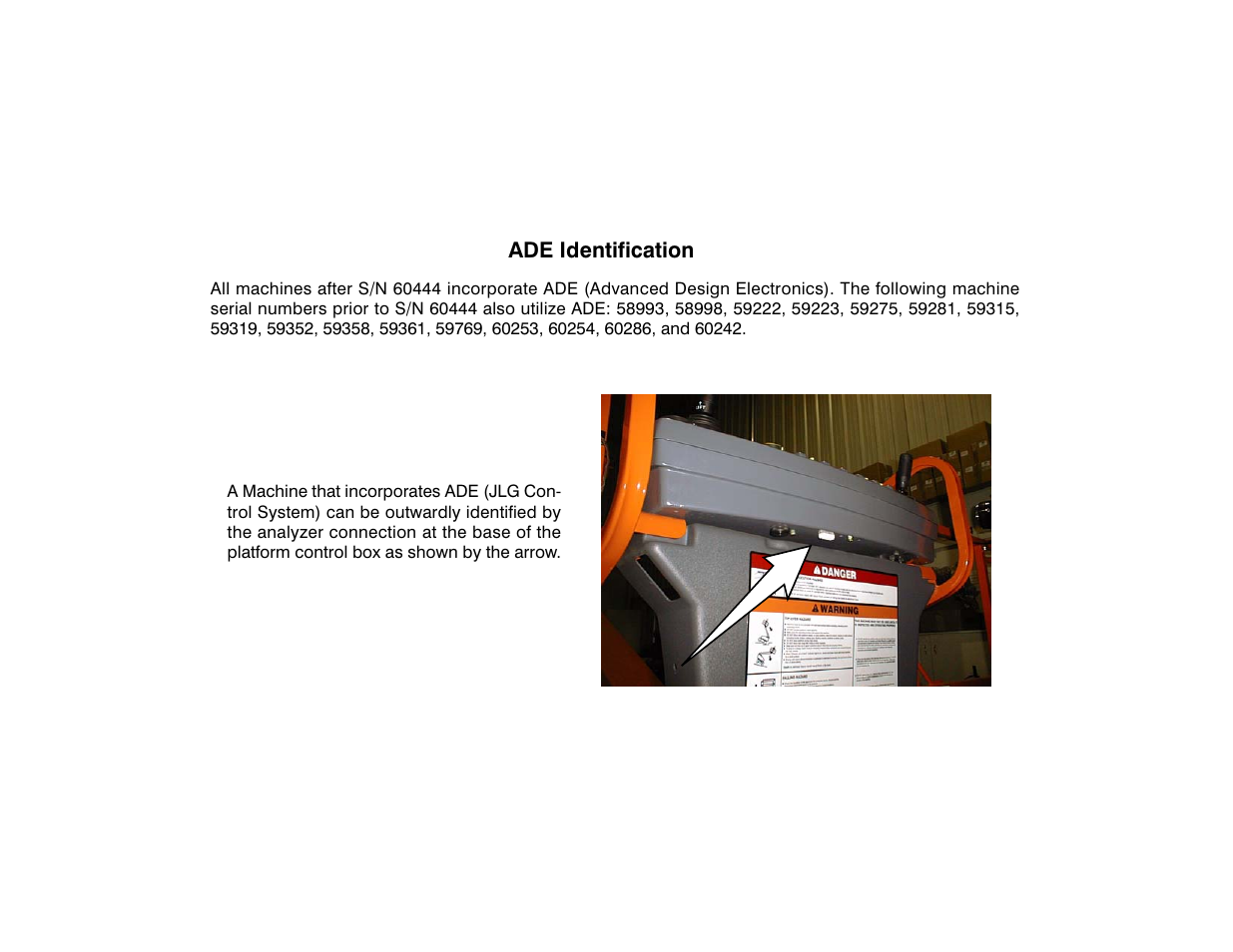 JLG 601S Operator Manual User Manual | Page 2 / 102