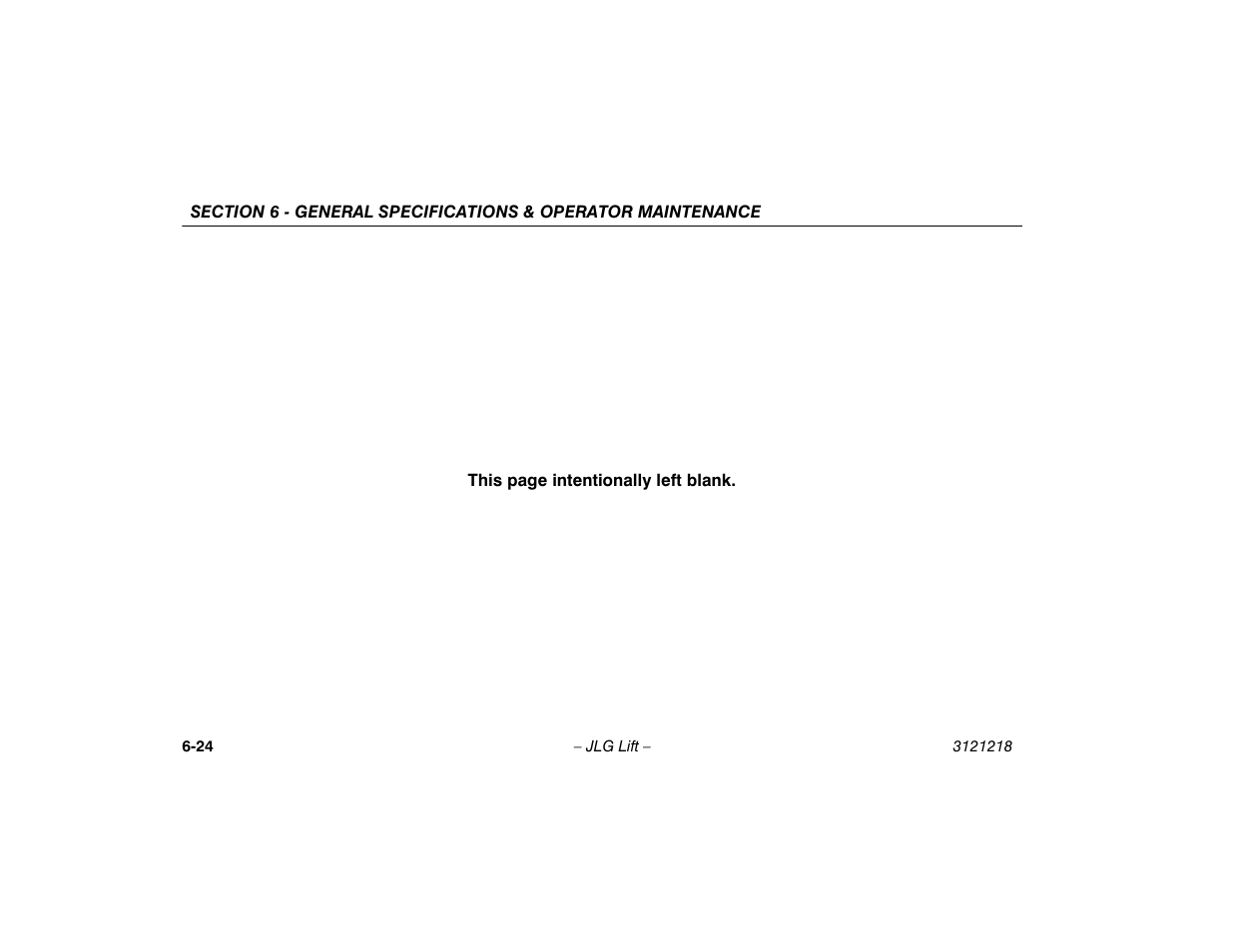 JLG 601S Operator Manual User Manual | Page 98 / 102