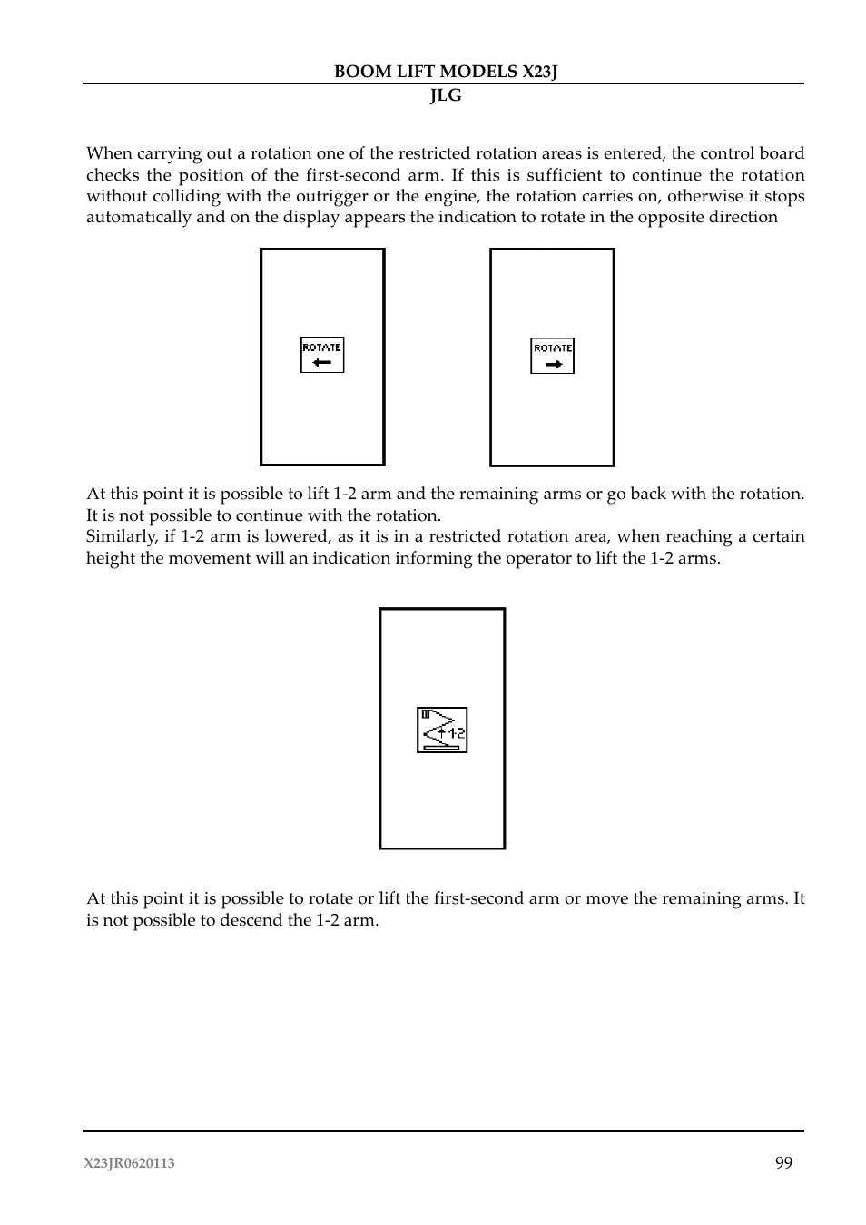 JLG X23J Operator Manual User Manual | Page 103 / 194