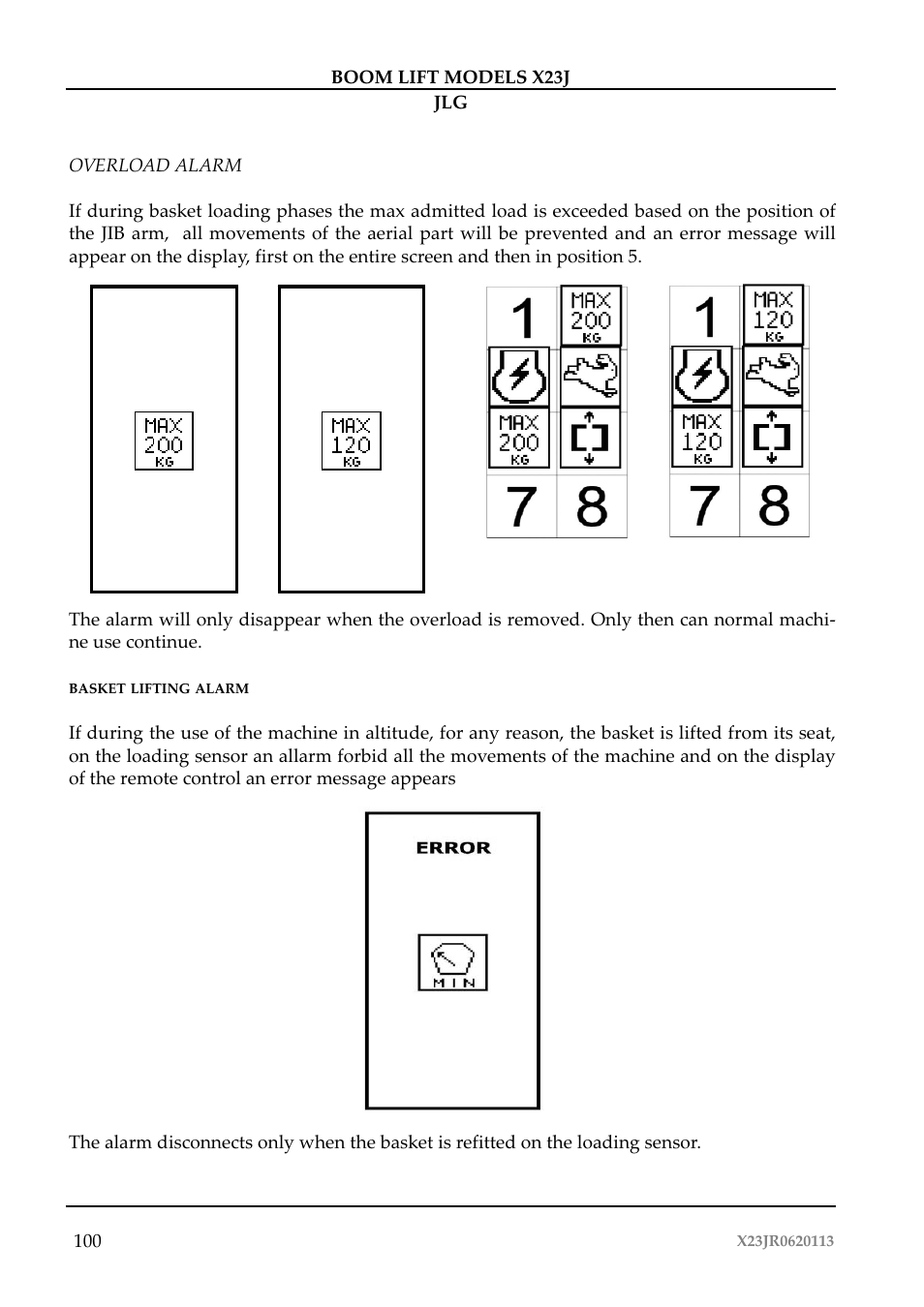 JLG X23J Operator Manual User Manual | Page 104 / 194