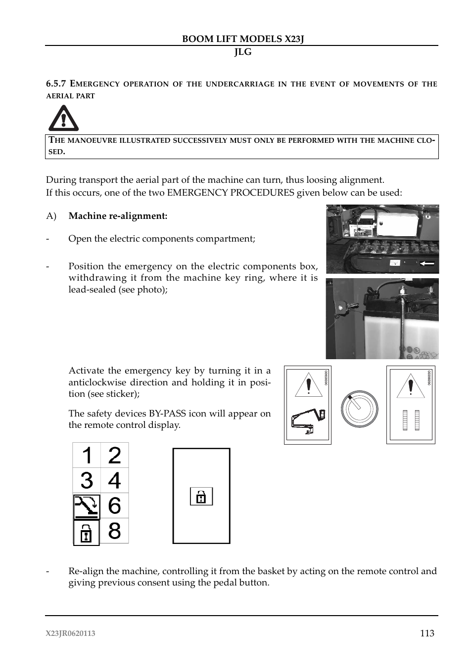 JLG X23J Operator Manual User Manual | Page 117 / 194