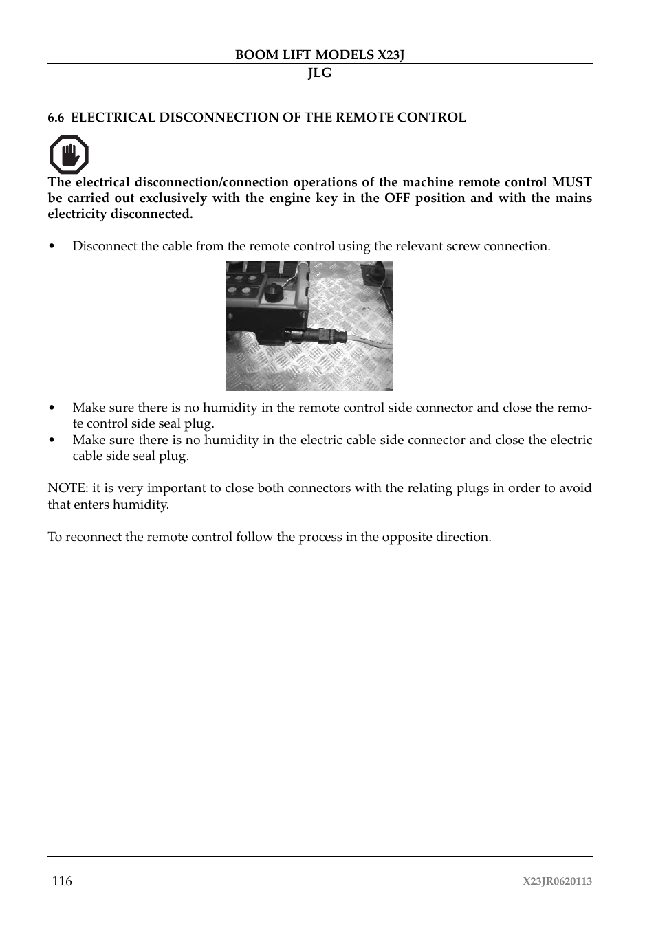 JLG X23J Operator Manual User Manual | Page 120 / 194