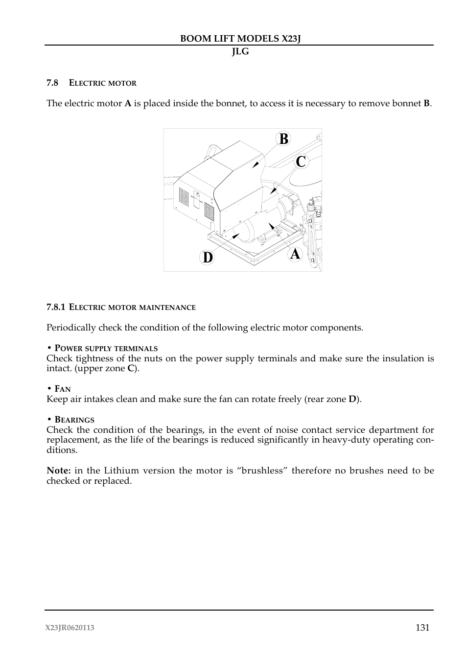 JLG X23J Operator Manual User Manual | Page 135 / 194