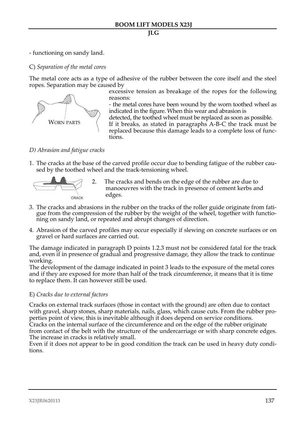 JLG X23J Operator Manual User Manual | Page 141 / 194