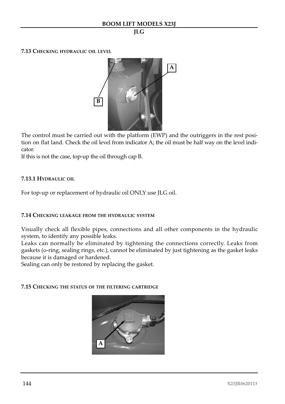 JLG X23J Operator Manual User Manual | Page 148 / 194
