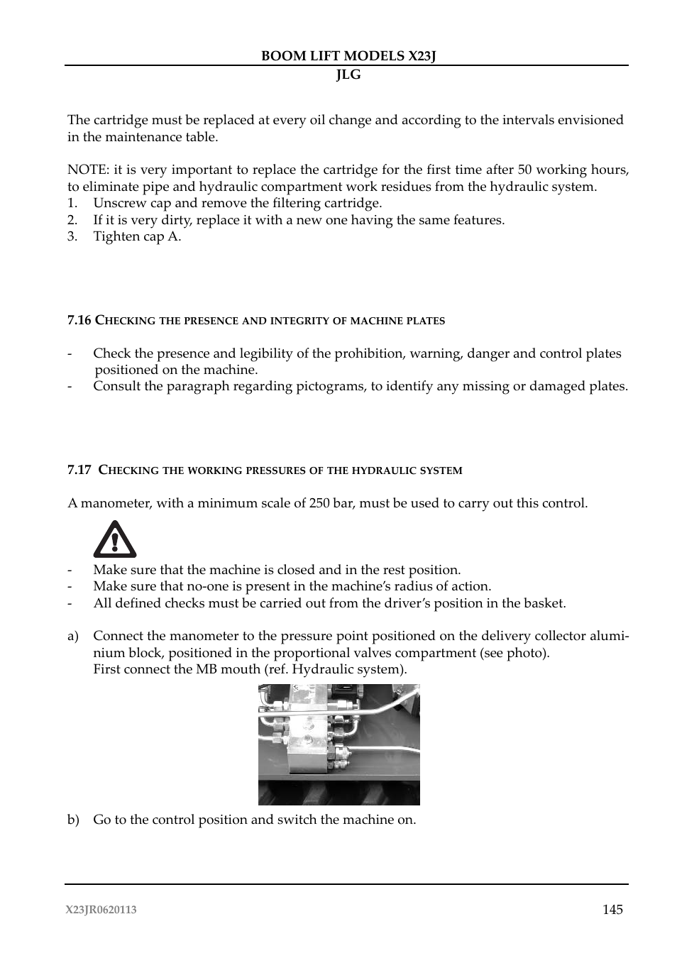 JLG X23J Operator Manual User Manual | Page 149 / 194