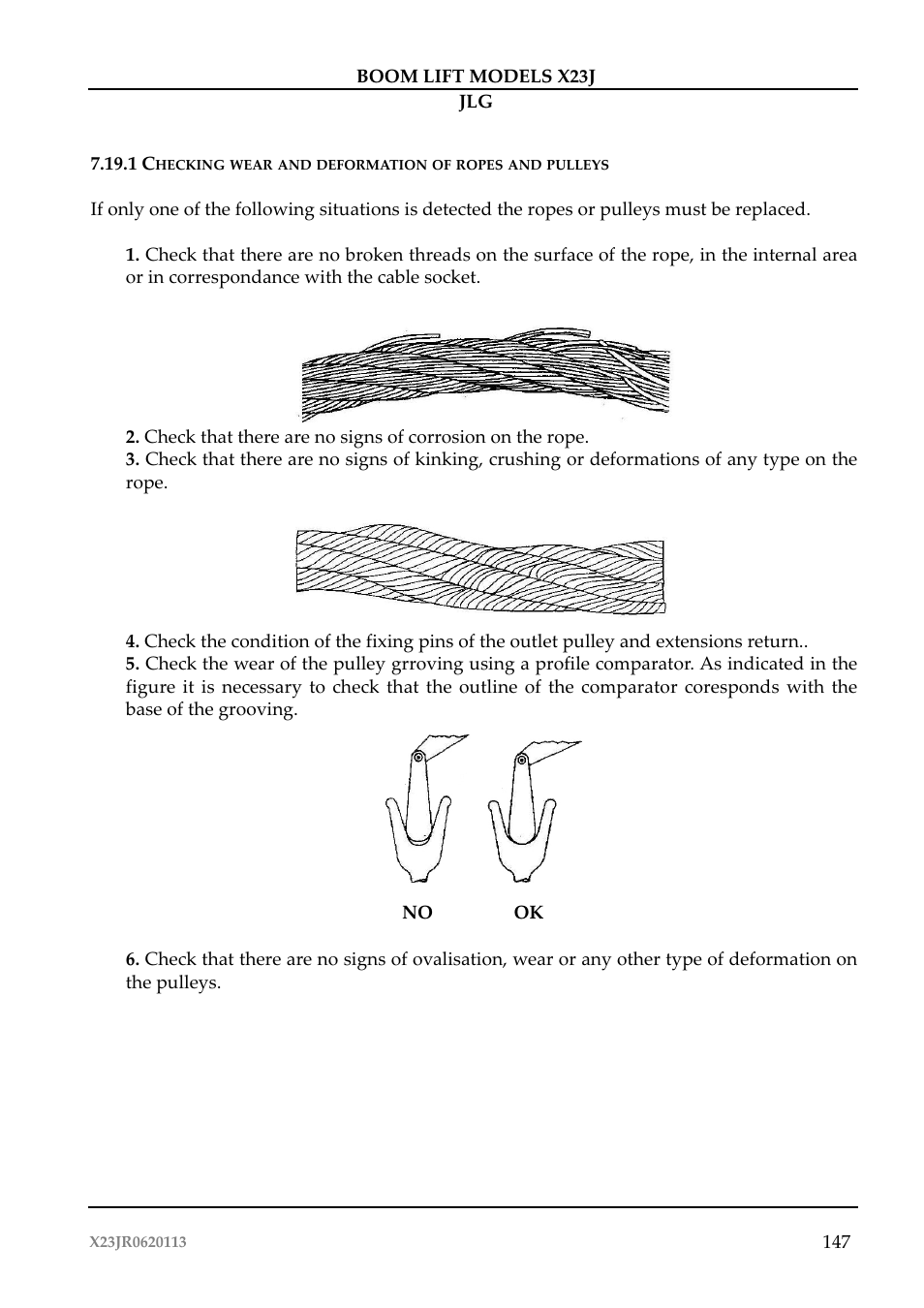 JLG X23J Operator Manual User Manual | Page 151 / 194