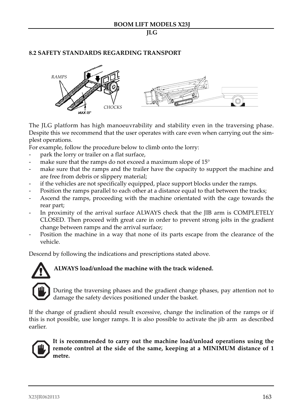 JLG X23J Operator Manual User Manual | Page 167 / 194