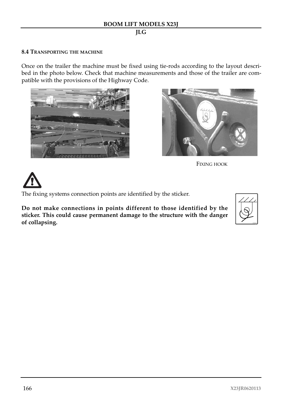 JLG X23J Operator Manual User Manual | Page 170 / 194