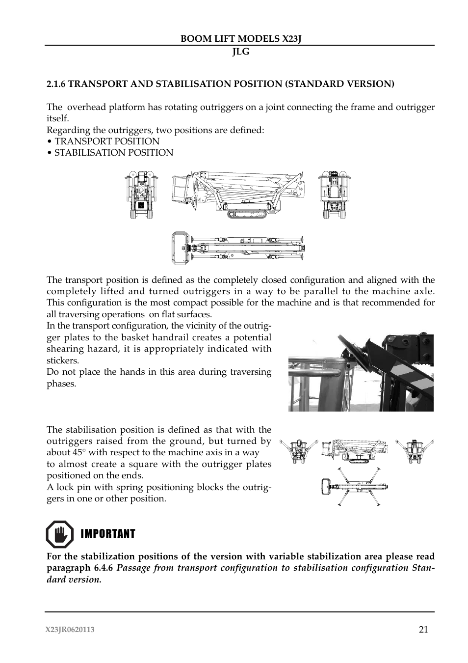 JLG X23J Operator Manual User Manual | Page 25 / 194