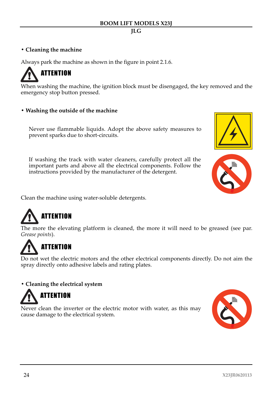 JLG X23J Operator Manual User Manual | Page 28 / 194