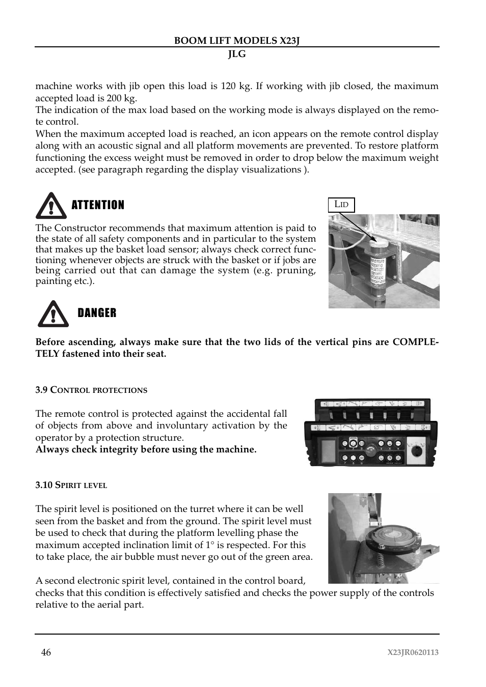 JLG X23J Operator Manual User Manual | Page 50 / 194
