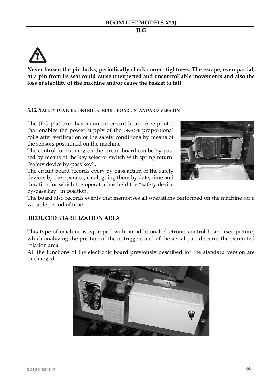 JLG X23J Operator Manual User Manual | Page 53 / 194