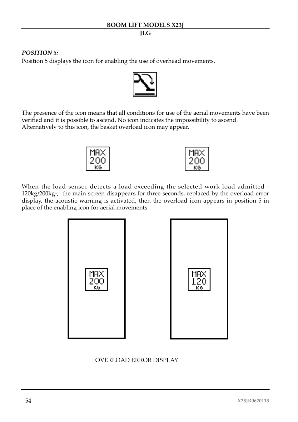 JLG X23J Operator Manual User Manual | Page 58 / 194