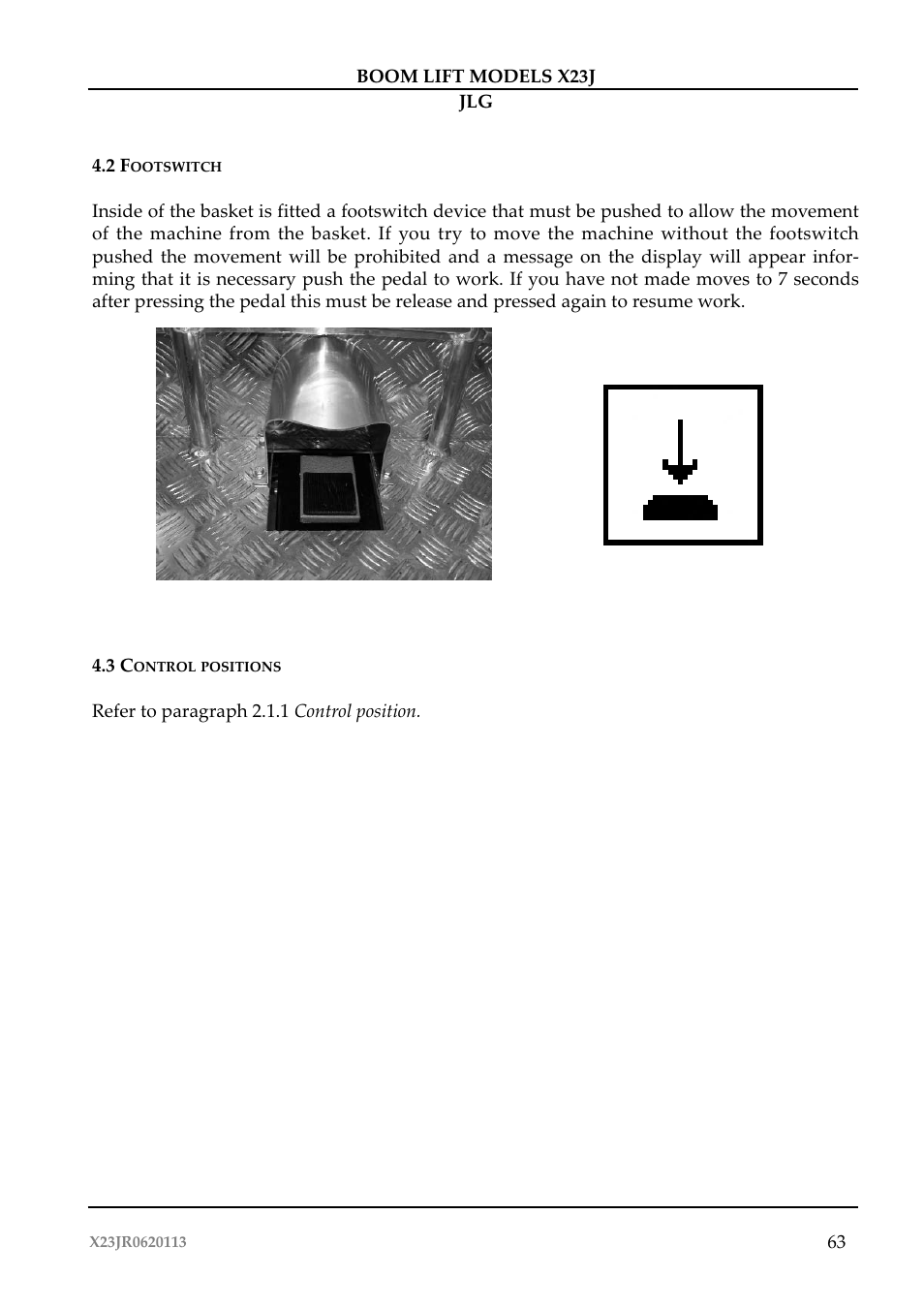 JLG X23J Operator Manual User Manual | Page 67 / 194