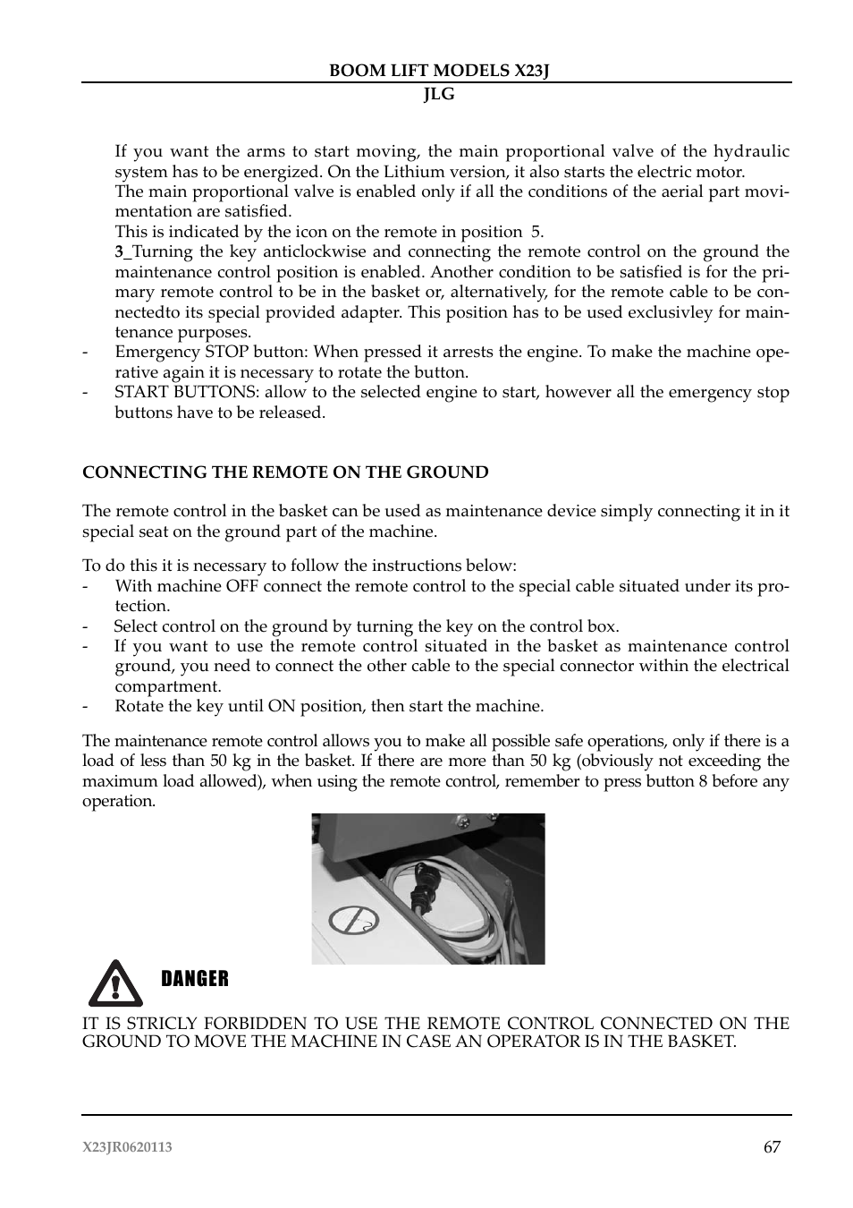 JLG X23J Operator Manual User Manual | Page 71 / 194