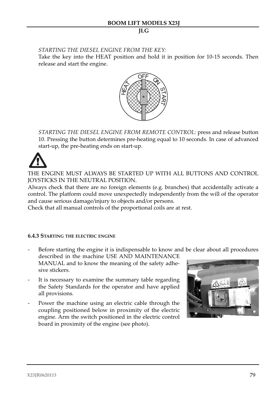 JLG X23J Operator Manual User Manual | Page 83 / 194