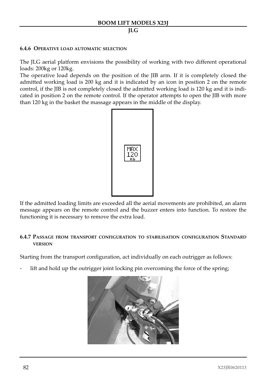 JLG X23J Operator Manual User Manual | Page 86 / 194