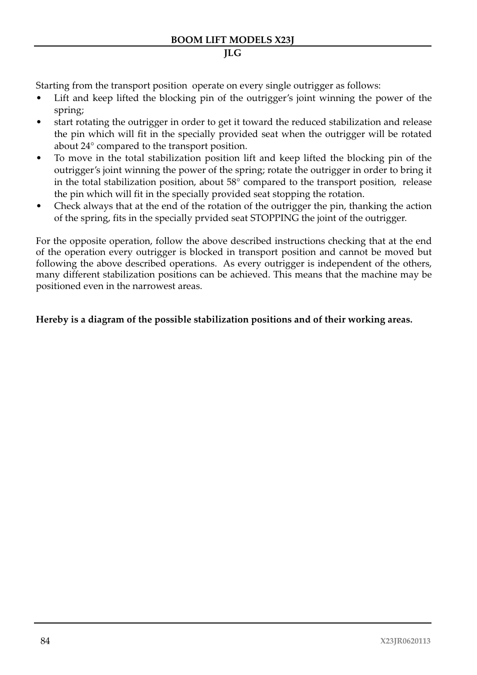 JLG X23J Operator Manual User Manual | Page 88 / 194