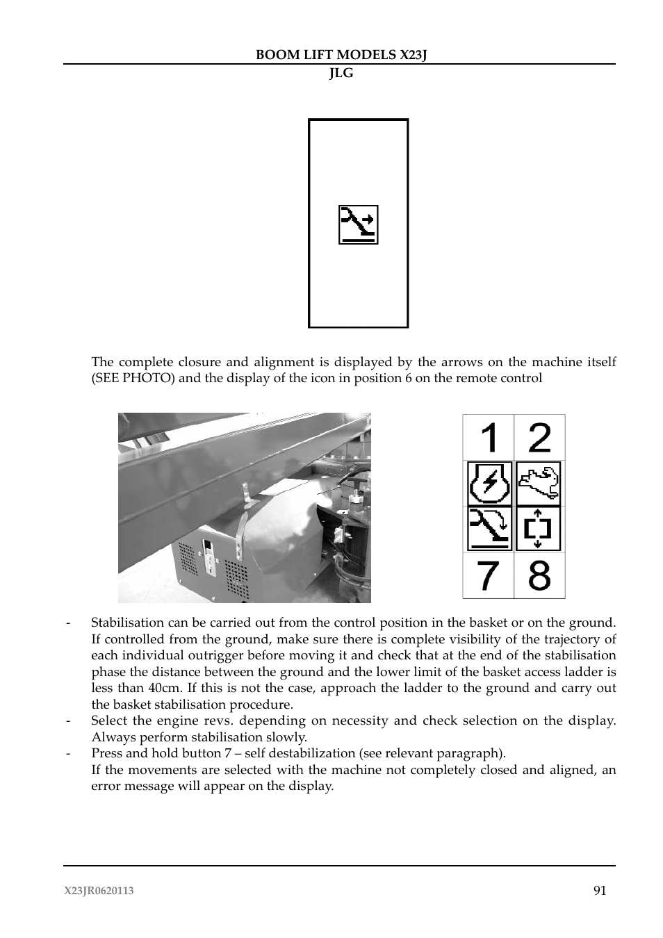 JLG X23J Operator Manual User Manual | Page 95 / 194