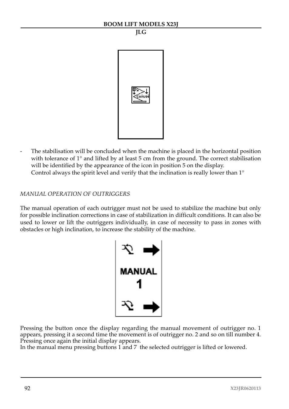 JLG X23J Operator Manual User Manual | Page 96 / 194